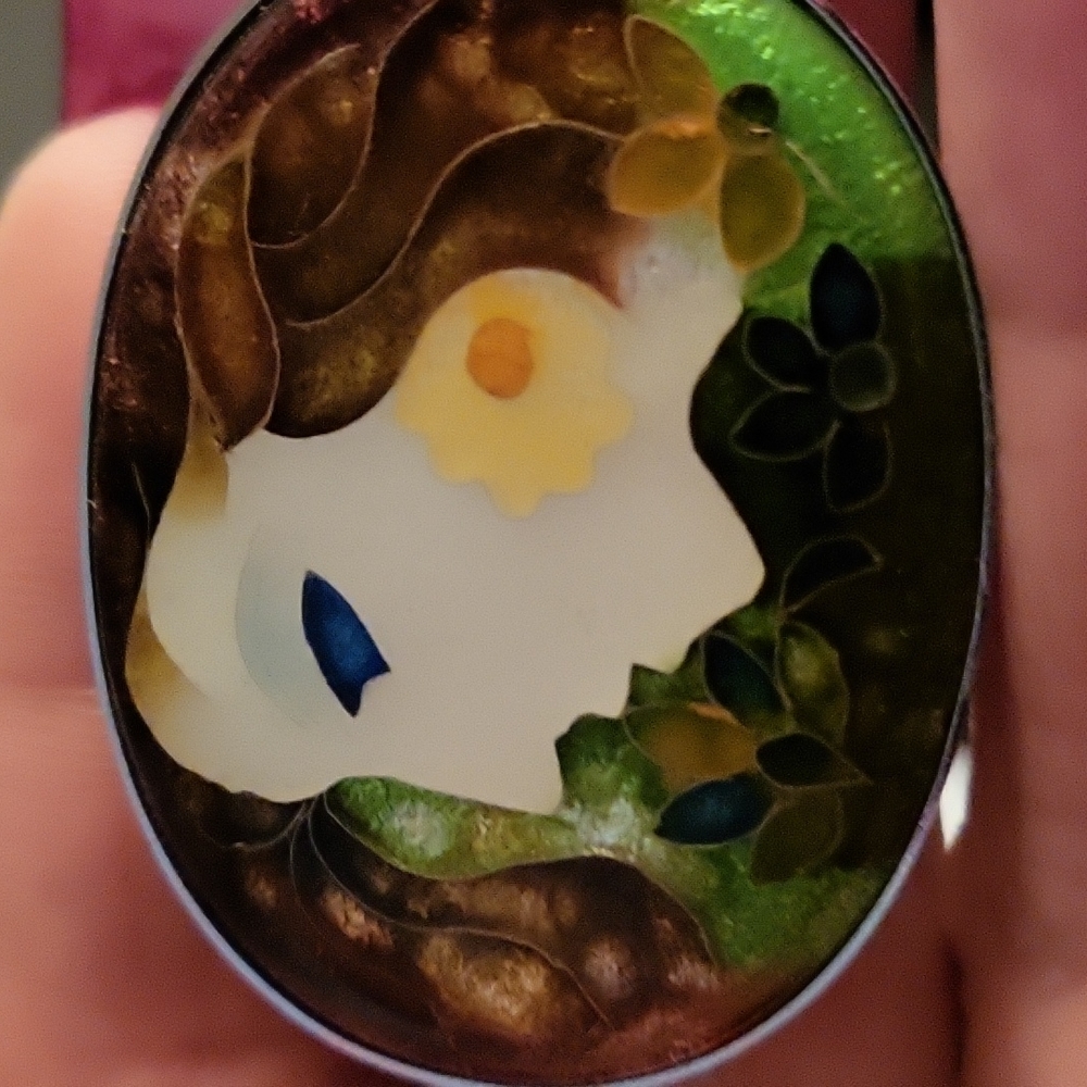 Face Brooch